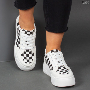 Pantofi Sport "Dion F07 White" - Img 3