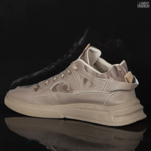 Pantofi Sport "Mei H82 Beige" - Img 2
