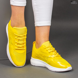 pantofi sport dama galbeni