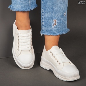 Pantofi Sport ''RXR Fashion R-803 White" - Img 3