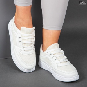 Pantofi Sport ''RXR Fashion R-808 All White" - Img 3