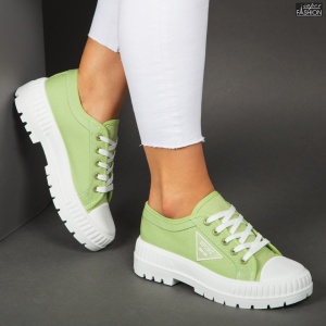 Pantofi Sport "Se7.en D988 Green'' - Img 1