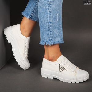 Pantofi Sport "Se7.en D988 White''