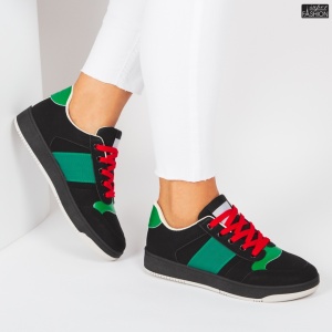 Pantofi Sport "Se7.en S0709 Black'' - Img 6