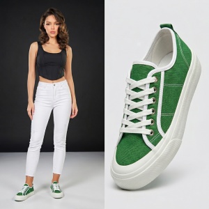 Pantofi Sport "Se7.en S0803 Green''