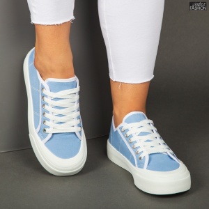 Pantofi Sport "Se7.en S0803 Lt. Blue'' - Img 3