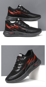 Pantofi sport "SuperFashion 6-47 Black Red'' - Img 8