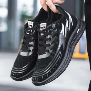 Pantofi sport "SuperFashion 6-47 Black White'' - Img 5