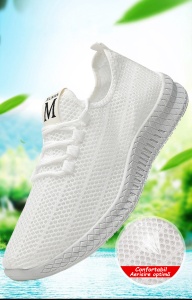 Pantofi Sport "SuperFashion HTMS-133 White" - Img 7
