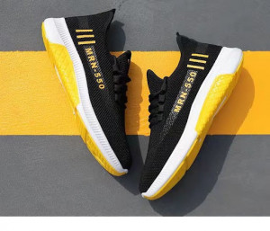 Pantofi Sport "SuperFashion HTMS-17 Black Yellow" - Img 2