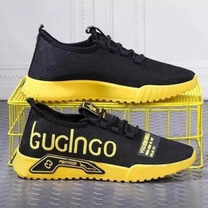 Pantofi Sport "SuperFashion HTMS-36 Black Yellow"