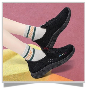 Pantofi sport "SuperFashion HTWM-45 Black" - Img 4