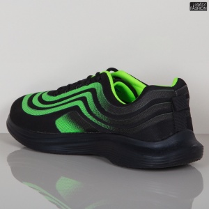 Pantofi Sport "WE Fashion 8815B Black Green'' - Img 6