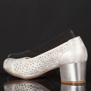 Pantofi ''YiYi YEHJ-236 Gold" - Img 5