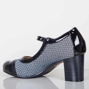 Pantofi ''YiYi YEHJ-262 Black" - Img 5