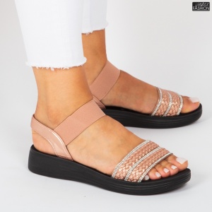 Sandale ''ALD Fashion HQ126-116 Champagne'' - Img 6