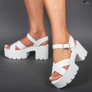 Sandale ''DION JAFFA8 White Pu'' - Img 3
