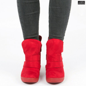 sneakers dama rosii