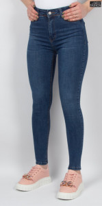 blugi dama tip skinny cu talie inalta
