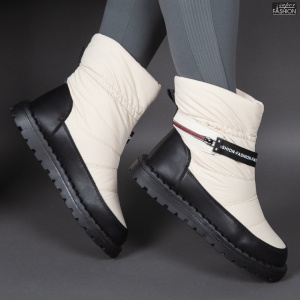 Cizme îmblănite "NCD Fashion B709-5 Beige" - Img 4