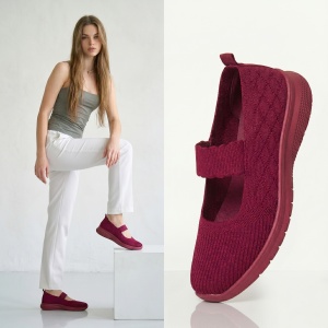 Espadrile ''ALD Fashion HQ-39-181 Burgundy''