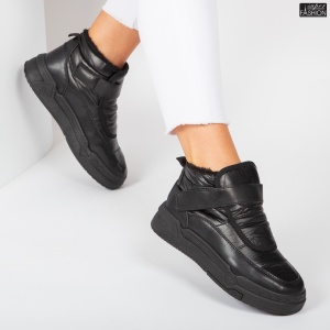 Ghete îmblanite "Z Fashion ZA6006 Black" - Img 4