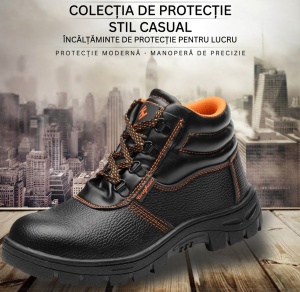 Ghete Protecție "SuperFashion 6-33 Black Orange" - Img 9