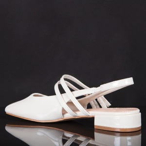 Pantofi ''ABC Fashion 902-10 Off White" - Img 6