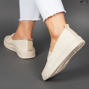 Pantofi ''ALD Fashion HQ-30-126 Beige" - Img 4