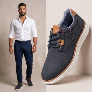 Pantofi Casual "ABC Fashion MK06 Black"