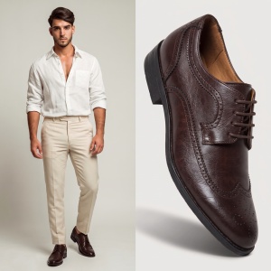 Pantofi ''HEROWAY 8113Z Brown''