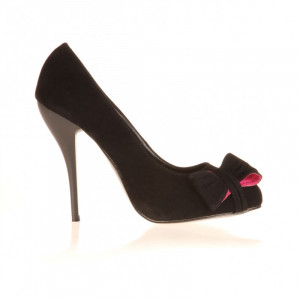 pantofi dama eleganti de catifea