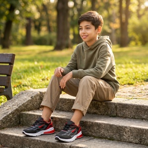 Pantofi Sport "888 Shoes 1022-1 Red" - Img 5