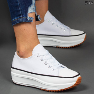 pantofi sport dama albi