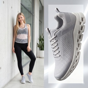 Pantofi Sport ''ABC MK24 Gray''