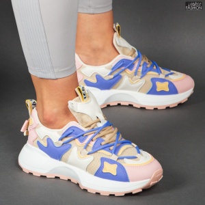 Pantofi Sport ''ABC T2310 Blue Pink'' - Img 2
