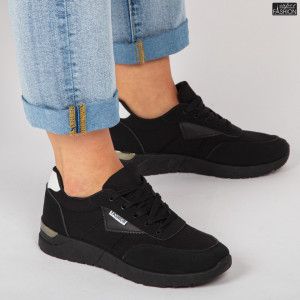 Pantofi Sport ''ALD Fashion HQ1013 Black" - Img 2
