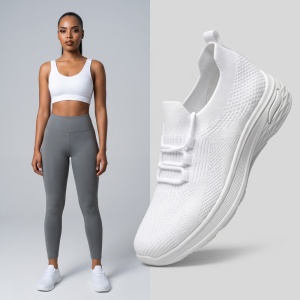 Pantofi Sport ''ALD Fashion HQ1035-196 White"