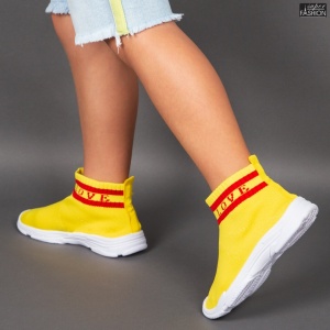 Pantofi Sport Copii ''Meek YF-102 Yellow'' - Img 4
