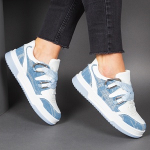 Pantofi Sport ''DON Fashion 6455 Jeans'' - Img 2