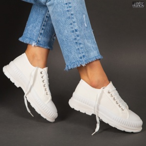 Pantofi Sport ''RXR Fashion R-803 White" - Img 4