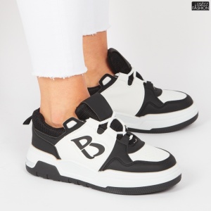 Pantofi Sport ''RXR Fashion R-924 White Black" - Img 2