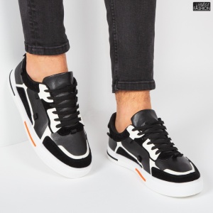 Pantofi Sport ''Se7.en D869 Black" - Img 3