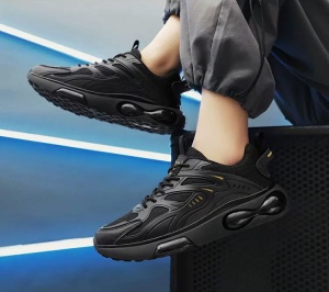 Pantofi Sport "SuperFashion 6-15 Black Yellow" - Img 6