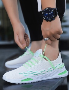 Pantofi sport ''SuperFashion HTMS-1 White Green'' - Img 11