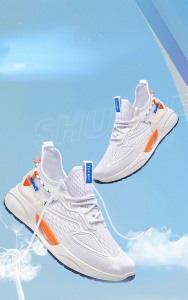 Pantofi Sport "SuperFashion HTMS-128 White" - Img 12