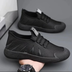 Pantofi Sport "SuperFashion HTMS-131 Black" - Img 3