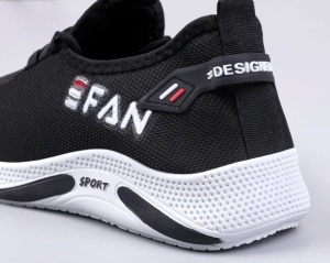Pantofi Sport "SuperFashion HTMS-132 Black" - Img 5