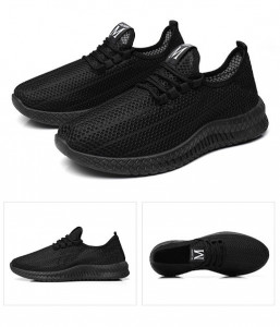 Pantofi Sport "SuperFashion HTMS-133 Black" - Img 9