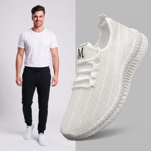 Pantofi Sport "SuperFashion HTMS-133 White"